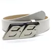 Bälten 2024 Högkvalitativ Y2K -bälte PU -läderdesigners Mens Male B Buckle For Men Accessories