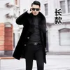 Shanli Dadi Haining Mink Fur Coat Mensと統合された冬のぬいぐるみの肥厚長いスタイル模倣RG7D