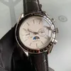 Luksusowa marka Automatyczne zegarek mechaniczny OMG Stal nierdzewna 40 mm męski zegarek Wysokiej jakości Waterproof Waterproof Designer Watch