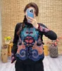 Etnik Giyim 2024 Çin Harajuku Gilet Ulusal Çiçek Nakış Yeleği Hanfu Tops Vintage kolsuz ceket yelek