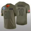 Detroit''Lions''Men #9 Matthew Stafford 19 Kenny Golladay 1 Jeff Okudah Custom Women Youth Salute to Service Olive Jersey