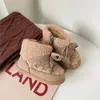 Winter Baby Boots Warm Plush Rubber Sole Toddler Kids Cotton Shoes Infant Boots Fashion Toddler Boys Girls Boots 240127