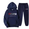 Herrjackor herrjackor FW22 Trapstar Men Women Tracksuit Märke Tryckt Streetwear Sportwear Warmtwo Pieces Set Hoodie Pants Joggi Dhaeo