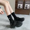 Frauen Socken Mode Sport Kurze Harajuku Für Brief Gestickte Mädchen Nette Casual Weibliche Coole Skateboard Baumwolle Weiß Rosa