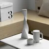 Vases INS Nordic Art Modern Simple Decoration El Model Room Flower Ware Living Balcony Ceramic Vase