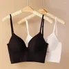 Bras Sexy Plunge Bra Deep U Women Lingerie Seamless Backless Underwear Wedding Invisible Push Up Intimates Female Summer