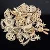 Party Decoration 50/100Pcs DIY Natural Wooden Chip And Eggs Easter Ornaments Crafts Kids Gifts Hen Handcraft Decorations