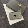 Kvinnor Män Purses Mens Key Coin Clutch Mini Bag Wallet Purse Purse Läder Läder Plånböcker Coin Purse Kreditkort Keychain Dragkedja Pocket Damer Handväskekort Kortpaket