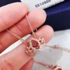 Swarovski Necklace Designer Women Original Quality S925 Womens Sparkling Diamond Crown Dynamic Necklace With Jumping Heart Lock Bone Chain Gift