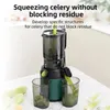 Juicers 13CM Large Caliber Slow Juicer Screw Cold Press Extractor Slag Juice Separation Easy Wash Household Electric Fruit Machin