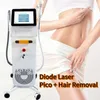 Depilação 2400W Titânio diodo laser máquina de remoção de pêlos remoção de tatuagem 755 808 1064nm Itália equipamento de salão de beleza para vendas