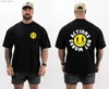 Men's T-Shirts New Brand New Mens T Shirt Cotton Gym Shirt Sport T Shirt Men Short Sleeve Running Tees Men Workout Training Tees Loose Q240201