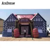 wholesale High Quality Portable Outdoor 10m Lx5mWx5mH (33x16.5x16.5ft) inflatable Irish pub bar tent for Party Event