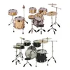 Decorative Figurines 8x 1/6 Scale Mini Drum Set Music Instrument Accessories Dollhouse Miniature Model For