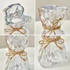 Vases Nordic Home Table Decoration Accessories Irregular Transparent Glass Dried Flower Vase Hydroponic Plant Desktop Bathroom Decor