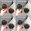 Lunettes de soleil femmes 2023 luxe rétro voyage lecteur délicat alliage ovale cadre marque design mignon vintage lunettes de soleil dames 6 couleurs 240118