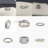 Ring Designer X Jewelry Rings per intrecciato per donne designer di lusso Gioielli Gioielli Cavalca Clinar Classic Ropper Wire Engagement Anniversary Gift 8H2X 8H2X