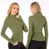 Autunno 2024 Inverno Nuova Giacca con Cerniera Donne Asciugatura Rapida Vestito di Yoga Manica Lunga Foro per Il Pollice Formazione Corsa E Jogging Fitness Cappotto S-X 77