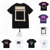 Été Hommes T-shirts Femmes Designers T-shirts en vrac Marques de mode Tops Mans Polos Chemise décontractée Luxurys Vêtements Street Shorts Vêtements à manches T-shirts PTRM