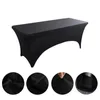 Beauty Salon Massage Elastic Bed Cover High Stretch Wedding el Birthday Table Cover Buffet Cloth Table Set Tablecloth Decor 240201