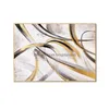絵画ノルディックウォールアートゴールデンオイルペインティングキャンバス抽象ゴールドブルーテクスチャラージサロンインテリアホームドロップデリバリーDHUV3