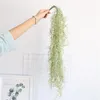 Flores decorativas de plástico para colgar en el aire, hierba de vid para decoración del hogar, flor falsa, planta suculenta, pared de boda Artificial, 91cm, 1 unidad