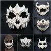 Ny halloween cosplay harts drake gud yasha 2d skräck temapest djurskalle ansikte maskerad skrämmande mask T200116241o