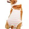 Hundkläder Pet Physiologic Pants Tail Opening Classic Stripes Anti-Seepage Drip Cotton Underwear