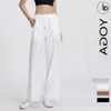 Yoga Al08 Porter des pantalons de jogging pour femmes prêts à tirer la corde extensible ample jambe large vêtements d'extérieur taille haute respirant course jambe droite Pa 87