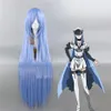 Akame Ga KILL Esdeath Parrucca Cosplay 100 cm Blu Capelli Lunghi Lisci2403