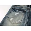 paarse jeans designer jeans voor heren Rechte skinny broek jeans baggy denim Europese jean hombre herenbroek broek bikerborduurwerk gescheurd voor trend 29-40 J9042-1