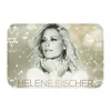 Tapetes Bonito Snowflower Branco Helene Fischer Alemão Russo Pop Singer Não-Slip Tapete Capacho Sala de Estar Cozinha Tapete de Entrada