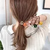 Hair Accessories 5PCS Women Geometry Crystal Temperament Rope Elastic Beaded Ponytail Holders Ties Fashion Girls