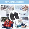 Bottes de neige imperméables et isolées pour enfants, chaussures d'hiver antidérapantes, résistantes au froid, cadeaux de noël et de Thanksgiving, pour garçons et filles