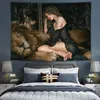 Tapestries Fantasy Girl Animation Tapestry Dormitory Bedside Decoration Hanging Cloth Home Bedroom Two-dimensional Wall