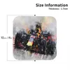 Table Mats Max Verstappen F1 Coasters PVC Leather Placemats Waterproof Insulation Coffee For Decor Home Kitchen Dining Pads Set Of 4