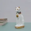 Figurines décoratives en forme de chat, décoration égyptienne, déesse Vintage, pour la maison et le jardin