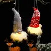 Christmas Decorations Faceless Doll Luminous Pendant Tree Hanging Decoration Fabric Home Xmas Elf Decor