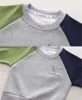 2024 Primavera Nuovi Colori dell'Incantesimo Vestito per bambini Blocco Felpa con cappuccio a maniche lunghe Set in due pezzi Trendy Boy Set