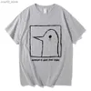 Men's T-Shirts Cute Ducks Mens T Shirt 100% Cotton Short Sleeve T-shirt Fashion Quality Women T-shirts Casual Street Clothing Free Shipping Q240201