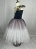 Sahne Giyim Balesi Tutu etek Kadınlar Kızlar için Uzun Vestidos Giyin Performans Giyim Swan Kostümleri Balerin Tül