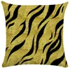 Pillow Animal Fur Texture Cover Leopard Print Plush Case Lumbar Throw Pillows For Living Room Sofa