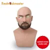 Realmaskmaster male latex realistic adult silicone full face mask for man cosplay party mask fetish real skin Y200103216m