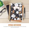 Decorative Coil Notepad Office Supply Students Agenda Journal Daily Plan Notebook Planner Paper Accessory Meeting Monthly 240127