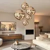 Pendant Lamps Modern Glass Lava LED Lights For Living Room Bedroom Decoration Ceiling Lamp Home Decor Hanging Chandelier