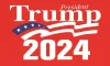 Bandeiras de jardim do presidente Donald Trump 3x5 pés 2024 Reeleito Bandeira Take America Back com ilhós de latão Banner patriótico de decoração interna ao ar livre2.1