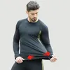 Thermal underwear winter men long johns thin fleece compression sports tight shapewear clothes size S to 3XL 240127