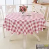 PVC el Waterproof and Oil Proof Large Round Tablecloth el Plastic Round Table Cloth Wash Free and Scald Proof Table Cloth 240123