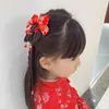 Accessoires pour cheveux Style chinois Clip fille année coiffure enfant bébé perruque épingle à cheveux arc