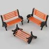 Decorative Figurines 50Pcs Model Train O Scale Bench Chair Seated Standing People Figures Street Park Layout Plastic Crafts Home Decor Kids